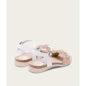 Calzaro Sandalias Bios | Sandalia Bio Piel Yute Blanca Dina 2882