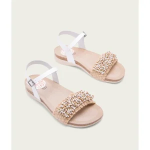 Calzaro Sandalias Bios | Sandalia Bio Piel Yute Blanca Dina 2882