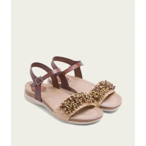 Calzaro Sandalias Bios | Sandalias Bios | Sandalia Bio Piel Yute Moka Dina 2882