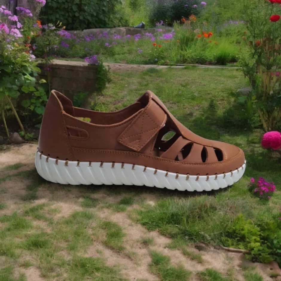 sandalia_cerrada_confort__0.webp Calzaro Sandalias | Sandalia Cerrada Confort 24030 Cuero