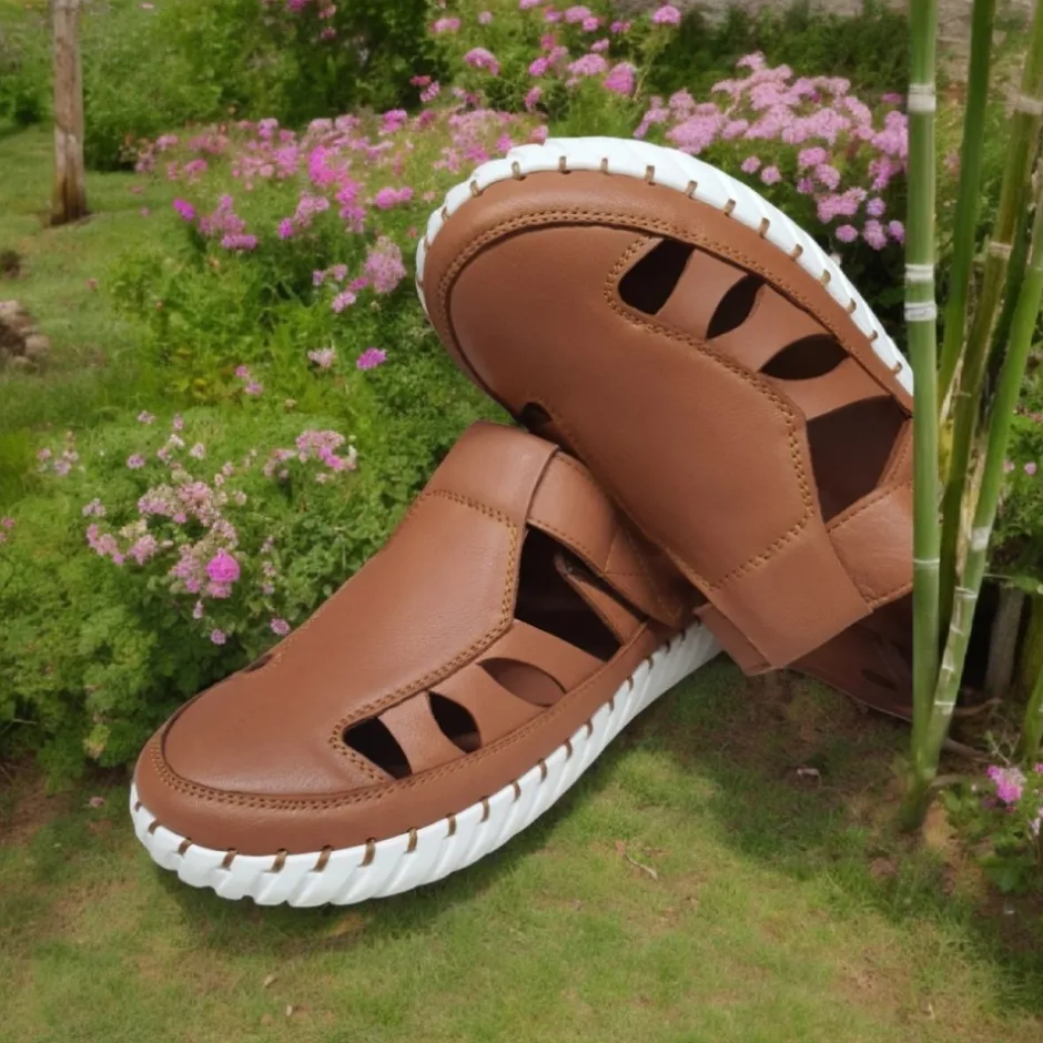 sandalia_cerrada_confort__4.webp Calzaro Sandalias | Sandalia Cerrada Confort 24030 Cuero