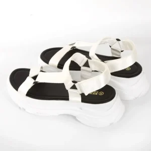 Calzaro Sandalias | Sandalia cuña 8805 blanco