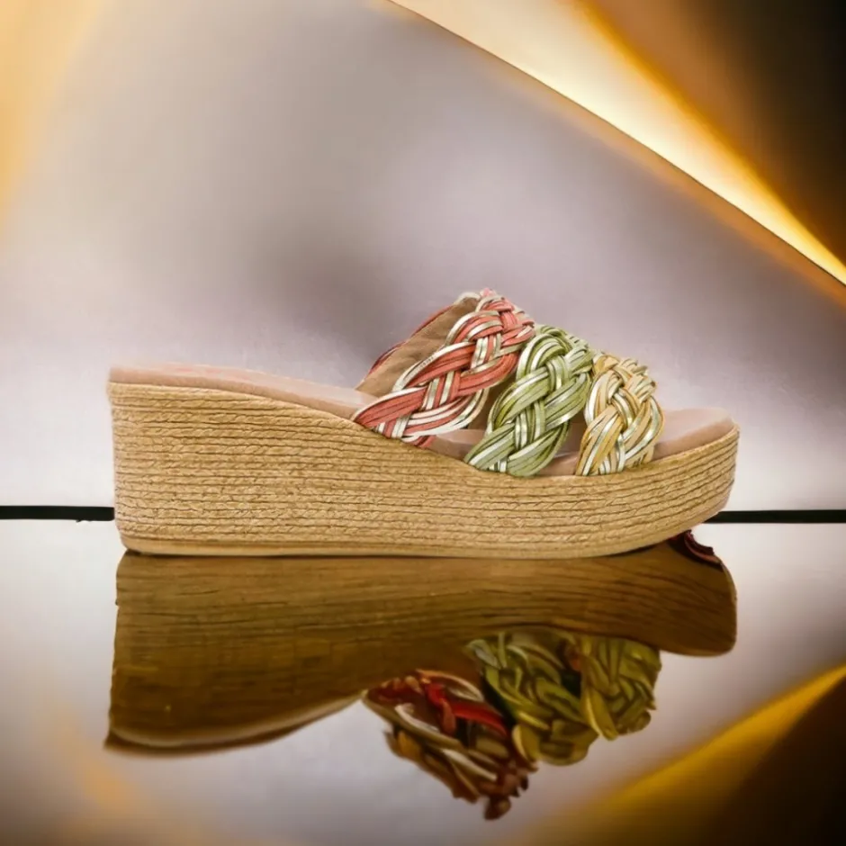 sandalia_cua__con_pala_te_0.webp Calzaro Sandalias | Sandalia Cuña 2962 Con Pala Textil Colores Ivana.