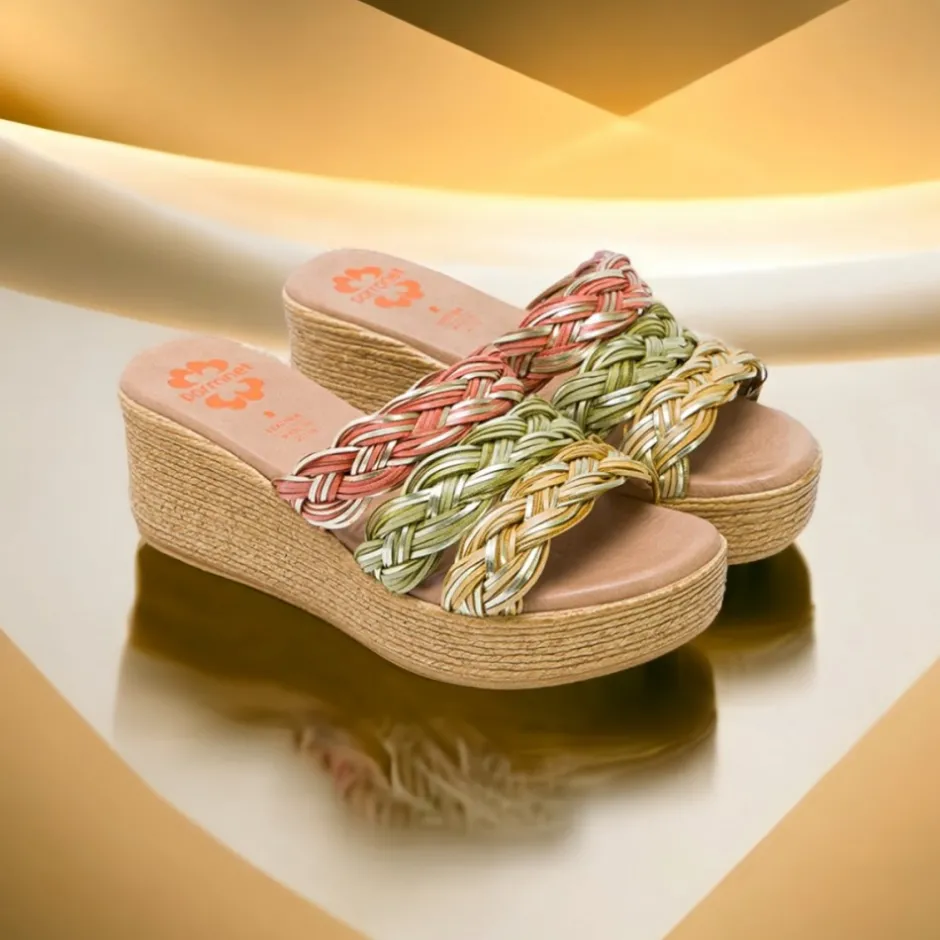 sandalia_cua__con_pala_te_1.webp Calzaro Sandalias | Sandalia Cuña 2962 Con Pala Textil Colores Ivana.