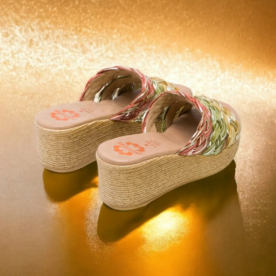 sandalia_cua__con_pala_te_3.webp Calzaro Sandalias | Sandalia Cuña 2962 Con Pala Textil Colores Ivana.