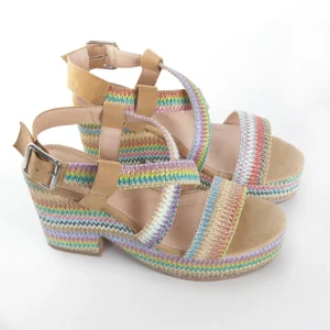 Calzaro Sandalias | Alpargatas | Sandalia Cuña 58 Multicolor