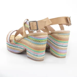 Calzaro Sandalias | Alpargatas | Sandalia Cuña 58 Multicolor
