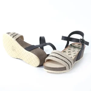 Calzaro Sandalias Bios | Sandalia cuña bios 355 negro