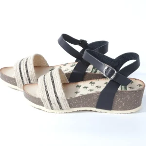Calzaro Sandalias Bios | Sandalia cuña bios 355 negro