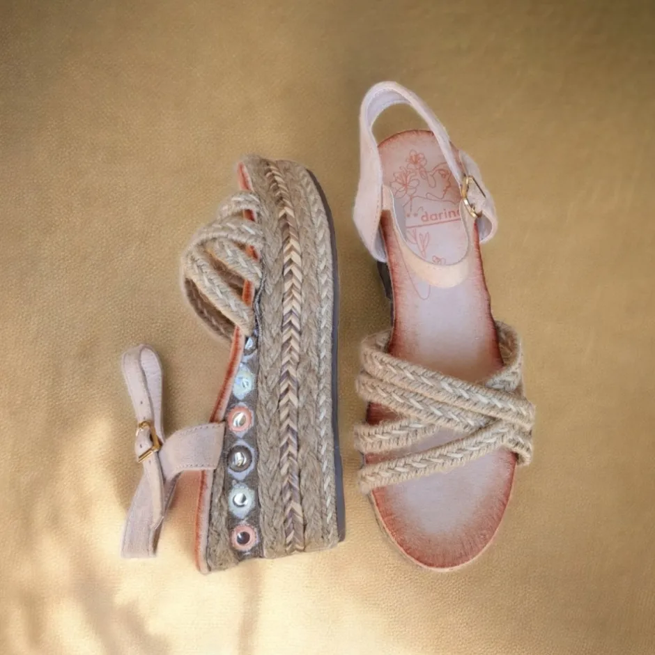 sandalia_cua_esparto__bei_7.webp Calzaro Sandalias | Alpargatas | Sandalia Cuña Esparto 726 Beige