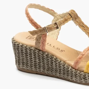 Calzaro Sandalias | Sandalia Cuña Forrada 1480 con Piel Trenzada C 2.