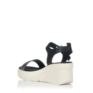 Calzaro Sandalias | Sandalia cuña media 17715 negro