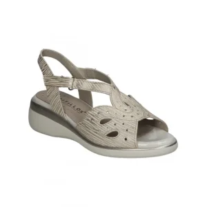 Calzaro Sandalias | Sandalia Cuña Mujer 5591 Fantasia Oro.