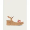 Calzaro Sandalias | Sandalia cuña piel 2729 Tamaris colores