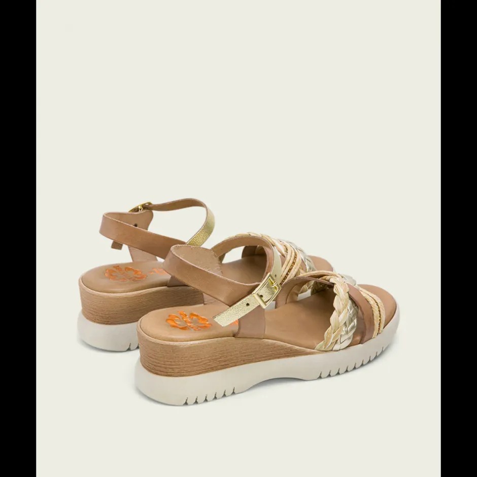 sandalia_cua_piel__taupe__3-1.webp Calzaro Sandalias | Sandalia Cuña Piel 3027 Taupe Tejido Elena.