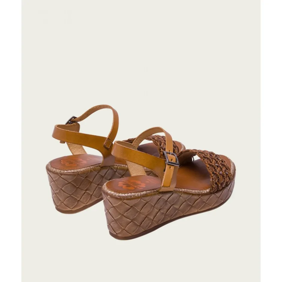 sandalia_cua_piel_avellan_5.webp Calzaro Sandalias | Sandalia Cuña Piel Avellana 2834 Salma.