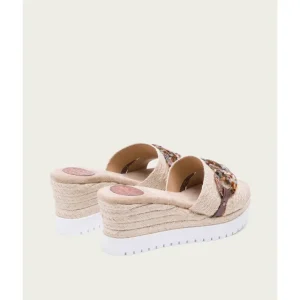 Calzaro Sandalias | Sandalia Cuña Rafia Marrón Lua 2873.