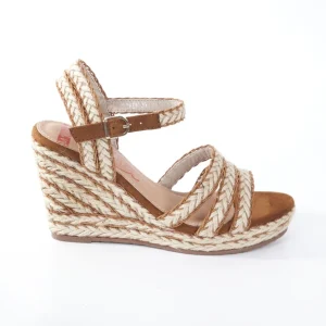 Calzaro Sandalias | Sandalia cuña yute 326 camel