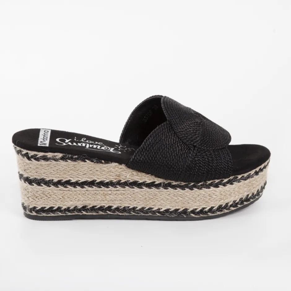 sandalia_cua_yute__negra_0.webp Calzaro Sandalias | Alpargatas | Sandalia cuña yute 337 negra