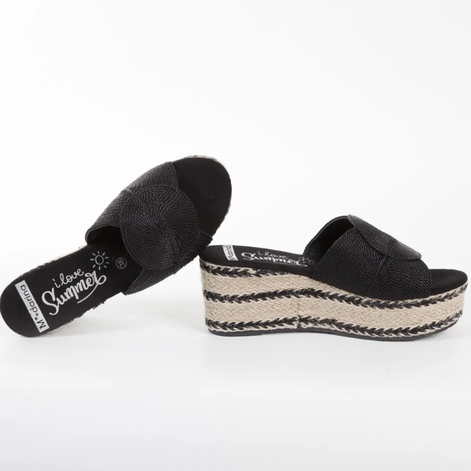 sandalia_cua_yute__negra_4.webp Calzaro Sandalias | Alpargatas | Sandalia cuña yute 337 negra