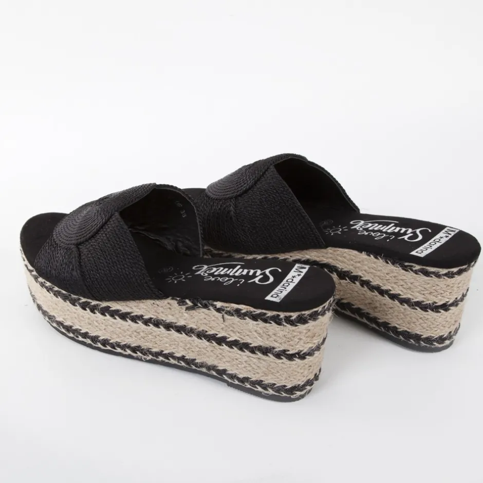 sandalia_cua_yute__negra_5.webp Calzaro Sandalias | Alpargatas | Sandalia cuña yute 337 negra