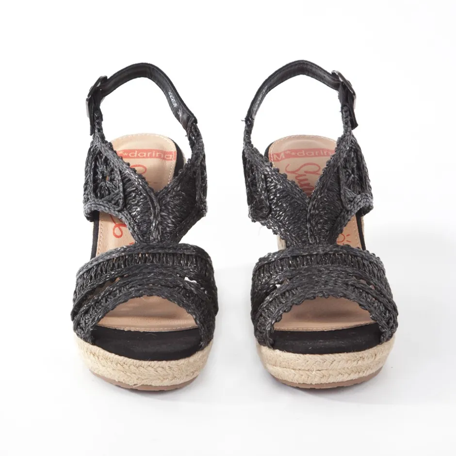 sandalia_cua_yute__negro_1.webp Calzaro Alpargatas | Sandalia cuña yute 322 negro