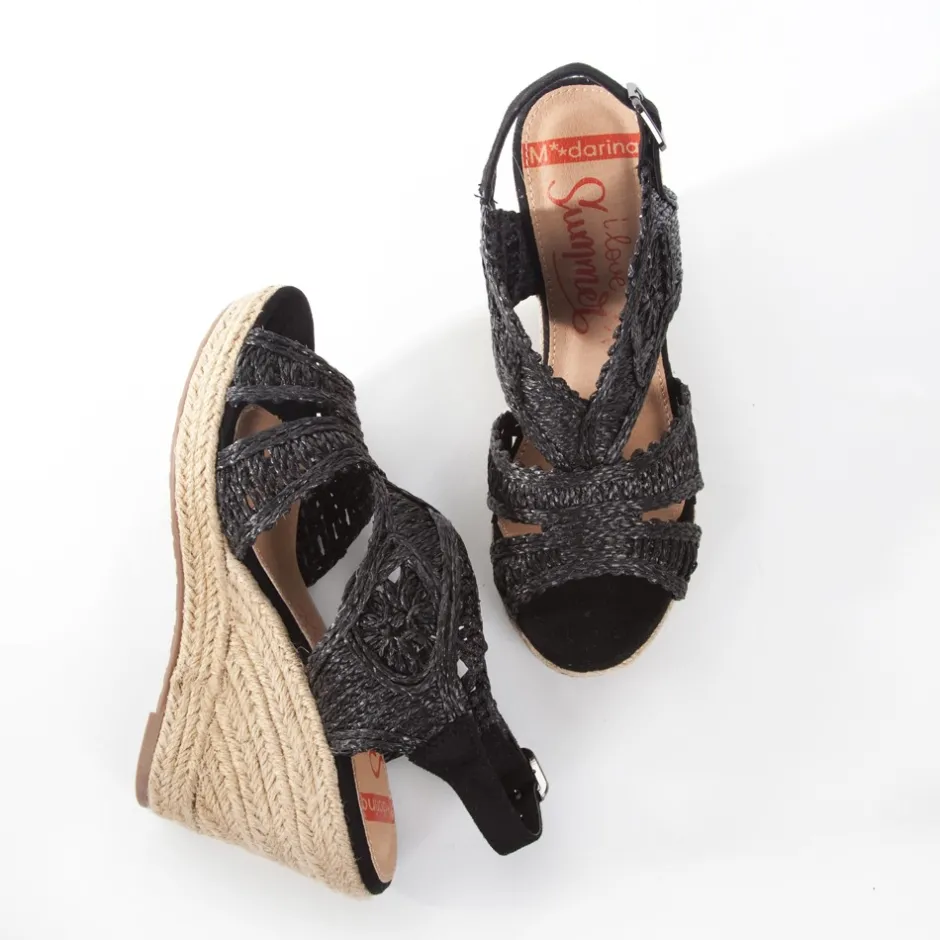 sandalia_cua_yute__negro_3.webp Calzaro Alpargatas | Sandalia cuña yute 322 negro