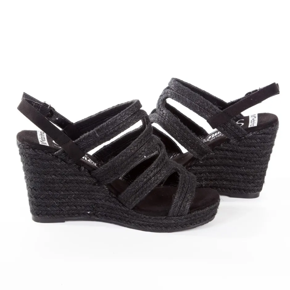 sandalia_cua_yute__negro_4-1.webp Calzaro Alpargatas | Sandalia cuña yute 321 negro