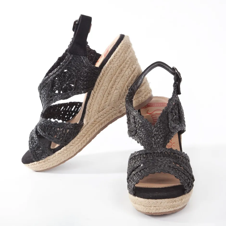 sandalia_cua_yute__negro_4.webp Calzaro Alpargatas | Sandalia cuña yute 322 negro