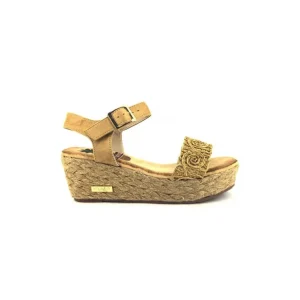 Calzaro Sandalias | Alpargatas | Sandalia Cuña Yute 230 Taupe