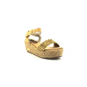 Calzaro Sandalias | Alpargatas | Sandalia Cuña Yute 230 Taupe
