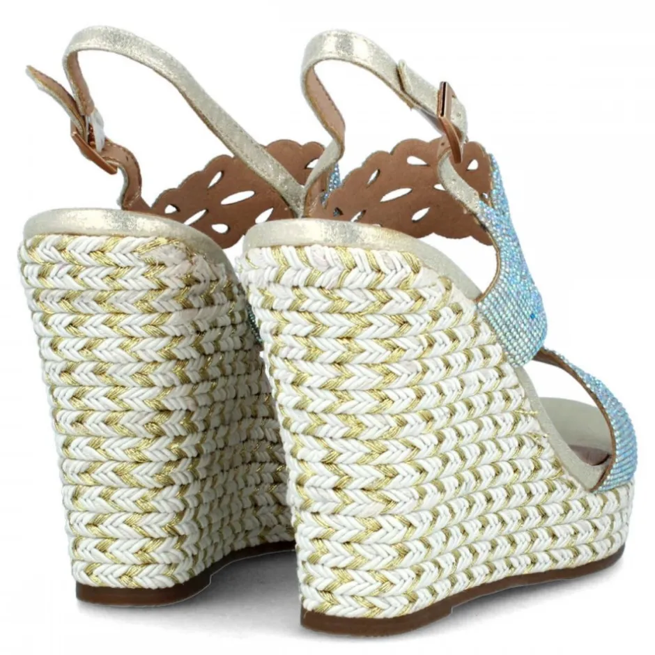 sandalia_cua_yute_barlia__3.webp Calzaro Alpargatas | Sandalia Cuña Yute Barlia 21619 Oro