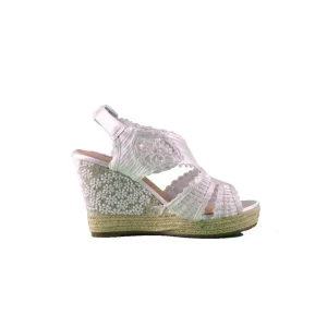 Calzaro Sandalias | Alpargatas | Sandalia Cuña Yute Sandra Blanco