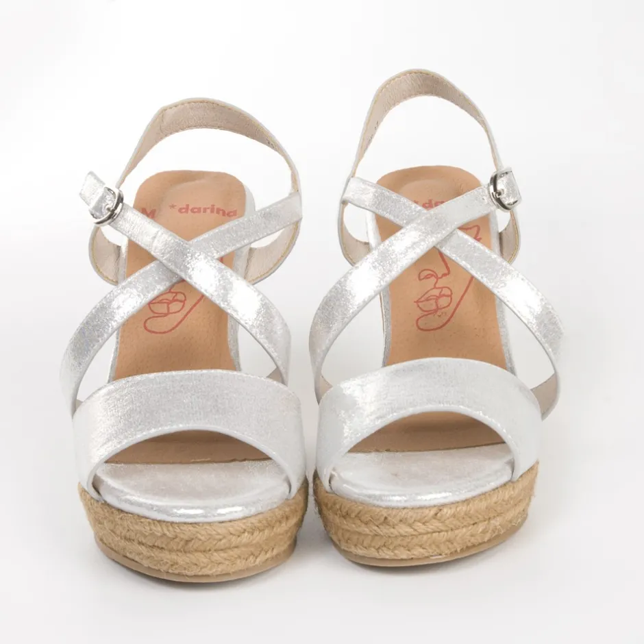 sandalia_cuacorcho_y_yute_2.webp Calzaro Alpargatas | Alpargatas | Sandalia CuñaCorcho y Yute 711 Plata.