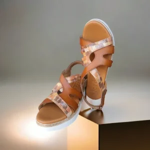 Calzaro Sandalias | Sandalia Cuñina 2211 Cuero.