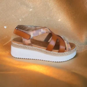 Calzaro Sandalias | Sandalia Cuñina 2211 Cuero.