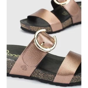 Calzaro Sandalias Bios | Sandalia de Cuña Mahon 007 Oro
