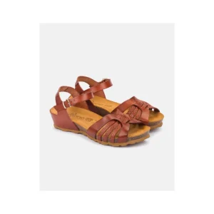 Calzaro Sandalias Bios | Sandalia de Cuña Mónaco 185 Cuero.