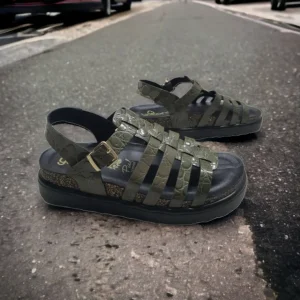 Calzaro Sandalias Bios | Sandalias | Sandalia de Plataforma Tunez 107 Kaki