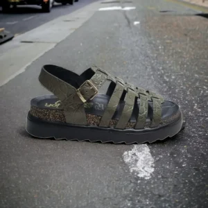 Calzaro Sandalias Bios | Sandalias | Sandalia de Plataforma Tunez 107 Kaki