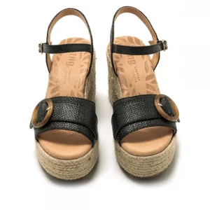 Calzaro Sandalias | Alpargatas | Sandalia de Tacón Courtney 59607 Negro.