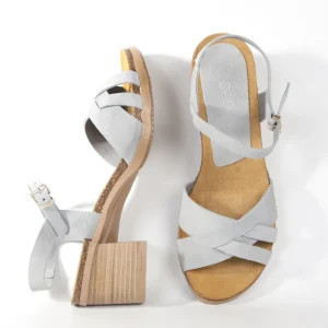 Calzaro Sandalias Bios | Sandalias | Sandalia de Tacón Soller 001 Lila Metanol.