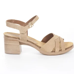 Calzaro Sandalias Bios | Sandalias | Sandalia de Tacón Soller 001 Arena Beige.