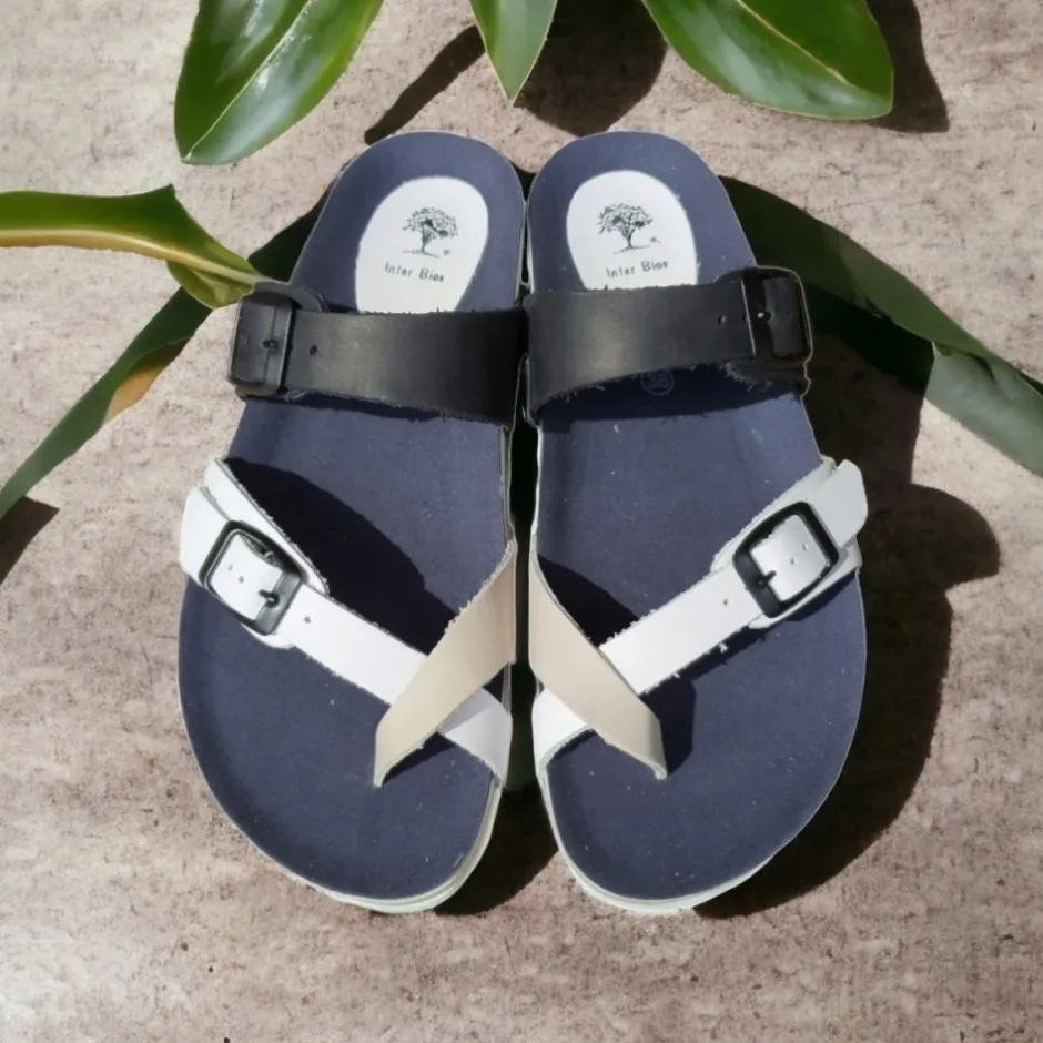 sandalia_dedo_y_hebillas__2.webp Calzaro Sandalias Bios | Sandalia Dedo y Hebillas 4106 en Azul, Blanco y Gris.