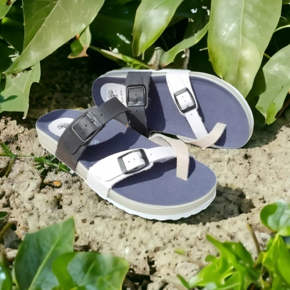 sandalia_dedo_y_hebillas__6.webp Calzaro Sandalias Bios | Sandalia Dedo y Hebillas 4106 en Azul, Blanco y Gris.
