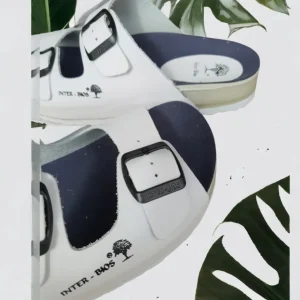 Calzaro Sandalias Bios | Sandalia Dos Hebillas 4105 en Blanco.
