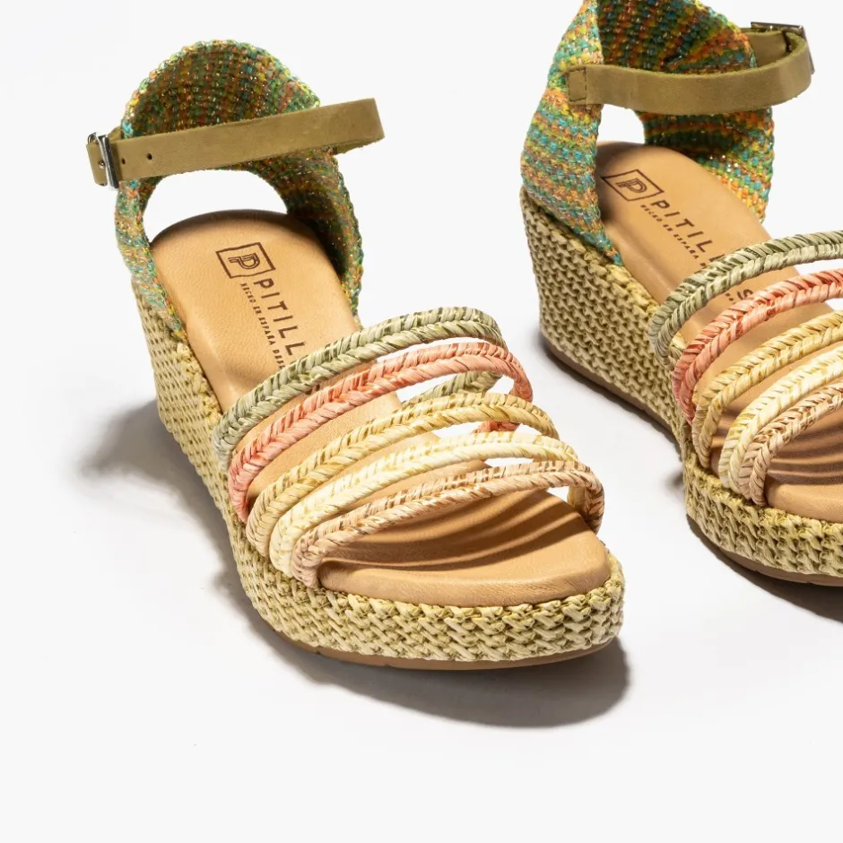 sandalia_mujer_pala__con__1.webp Calzaro Sandalias | Sandalia Mujer Pala 5234 con Cinco Trenzas Verde.