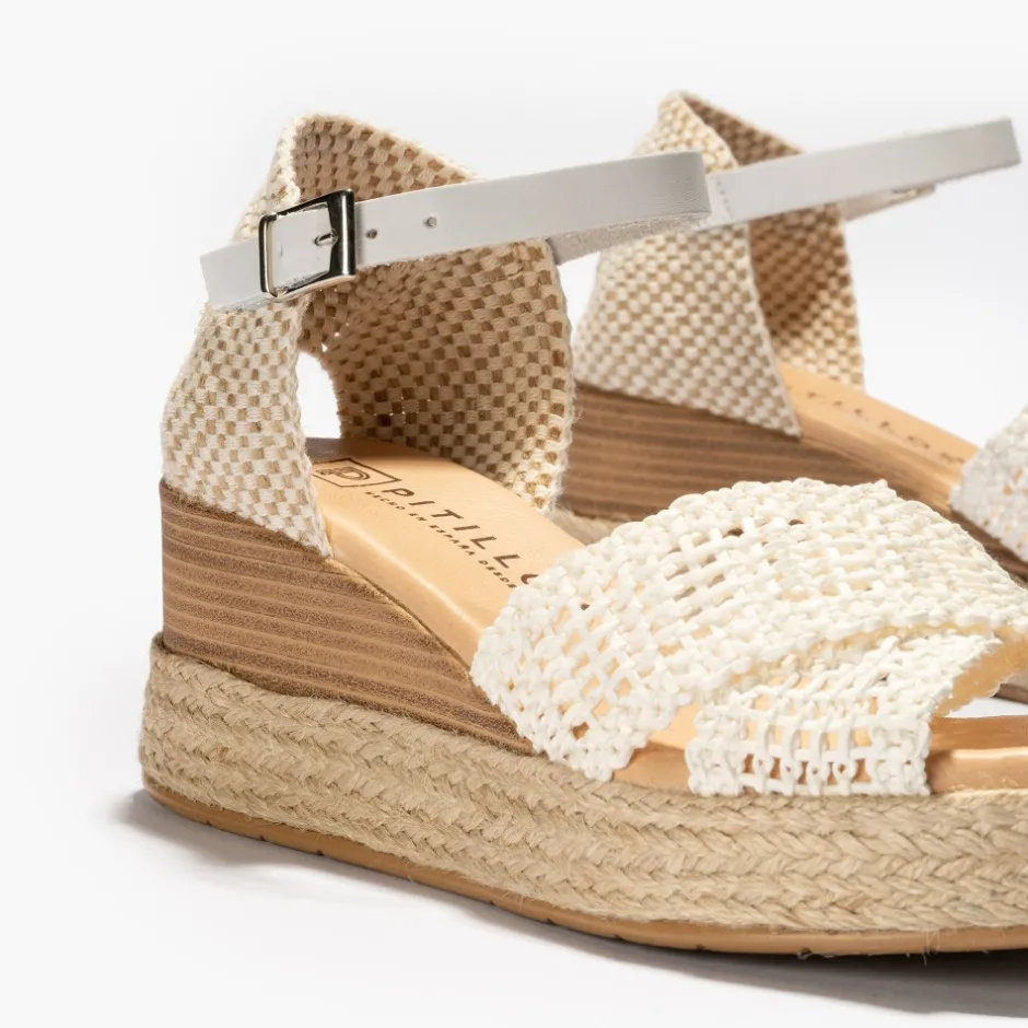 sandalia_mujer_pala__con__4-2.webp Calzaro Sandalias | Sandalia Mujer Pala 5243 con Trenzas Cruzadas Blanco