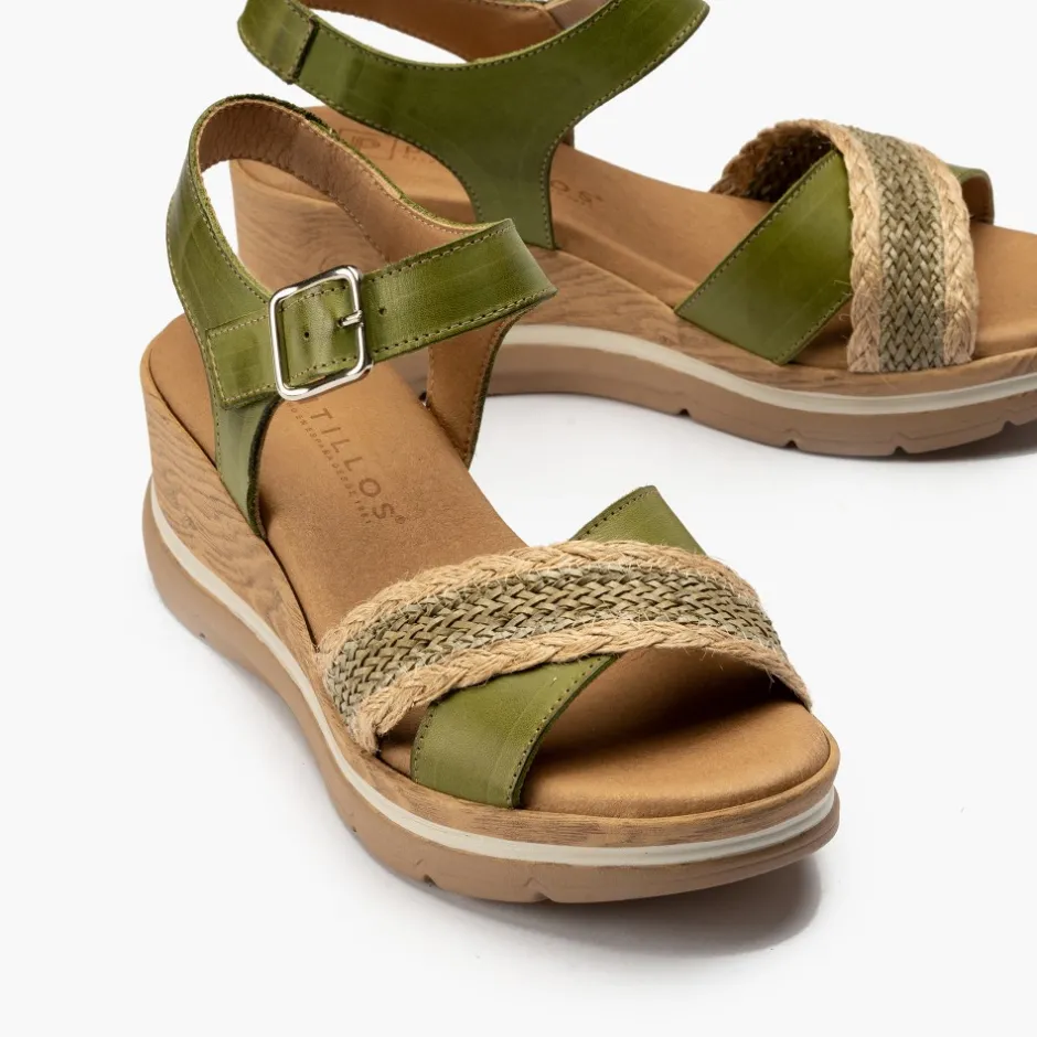 sandalia_pala_cruzada__ka_0.webp Calzaro Sandalias | Sandalia Pala Cruzada 5022 Kaki