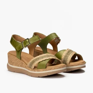 Calzaro Sandalias | Sandalia Pala Cruzada 5022 Kaki